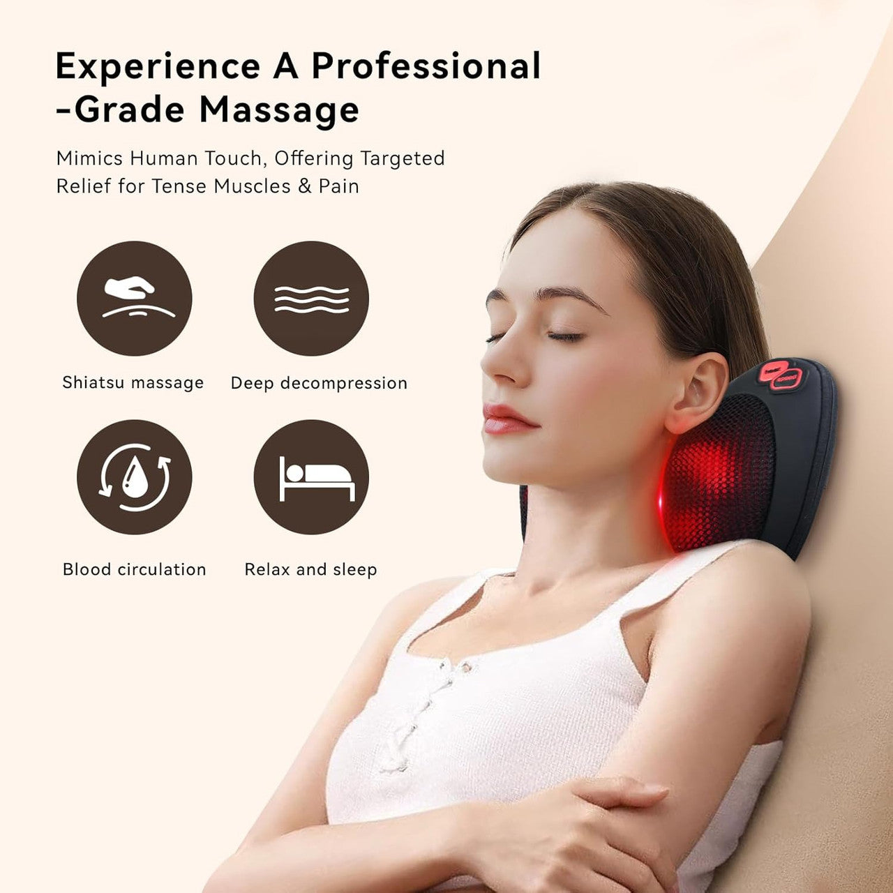 Massage Pillow For Neck and Shoulder
