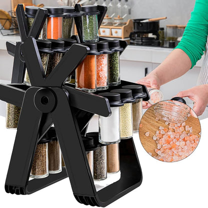 18 Jar Rotating Spice Rack
