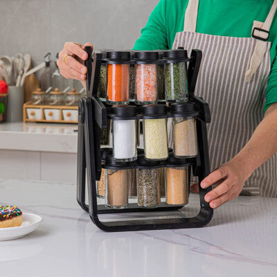 18 Jar Rotating Spice Rack
